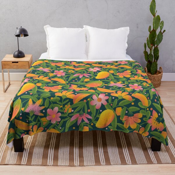 Item preview, Exotic mango garden in jungle style dark green  designed and sold by vianahline.