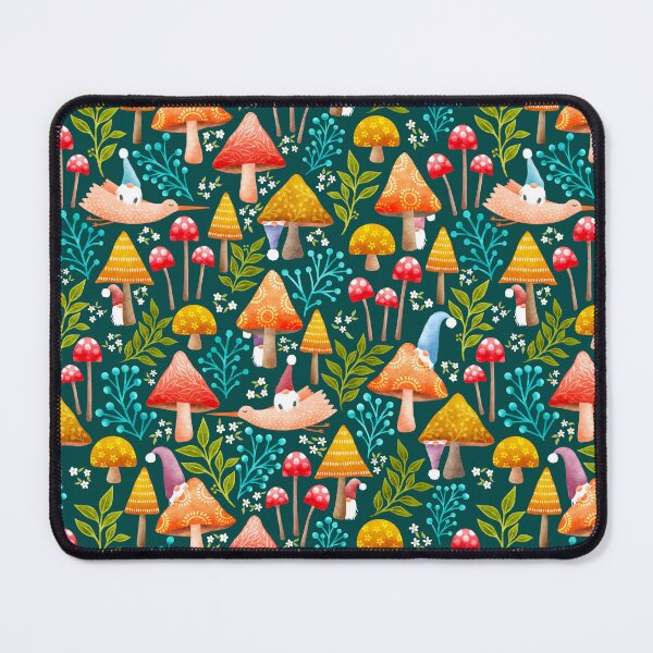 Gnomes playing hide and seek Mouse Pad