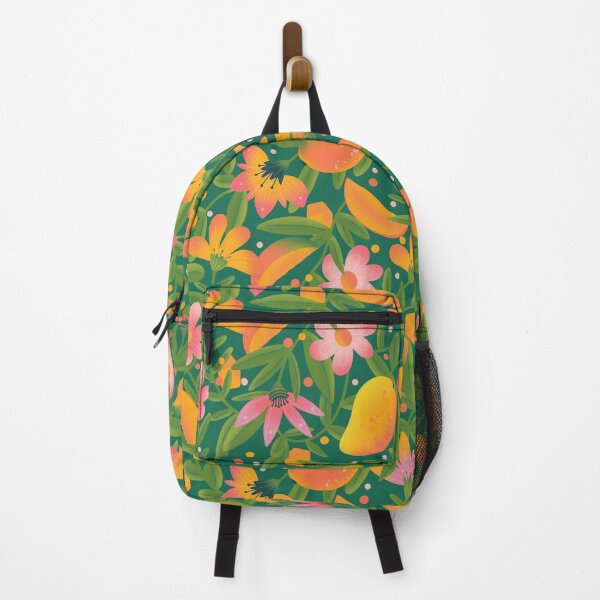 Item preview, Exotic mango garden in jungle style bright green designed and sold by vianahline.