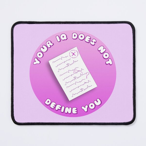 Item preview, Your IQ Does Not Define You Purple Exam Paper designed and sold by everything4eva.