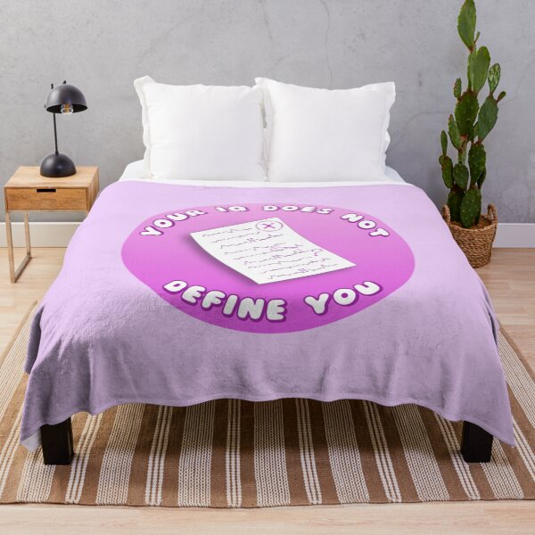 Item preview, Your IQ Does Not Define You Purple Exam Paper designed and sold by everything4eva.