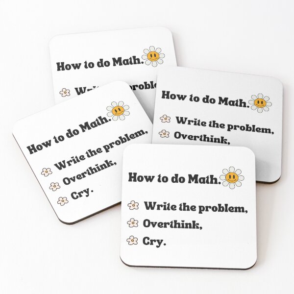 Item preview, How to do math funny math quote designed and sold by MouDantArts.
