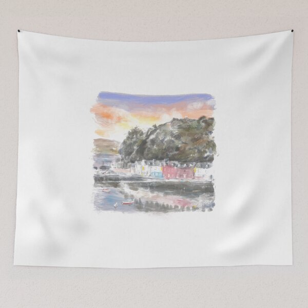 Item preview, Portree on the Isle of Skye Art designed and sold by Mark Vickers.