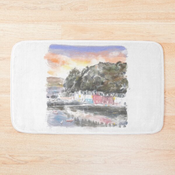 Item preview, Portree on the Isle of Skye Art designed and sold by Mark Vickers.