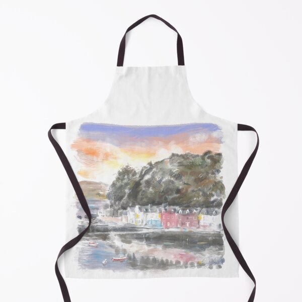 Item preview, Portree on the Isle of Skye Art designed and sold by Mark Vickers.