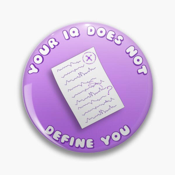 Item preview, Your IQ Does Not Define You Purple Exam Paper designed and sold by everything4eva.