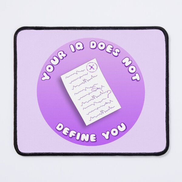 Item preview, Your IQ Does Not Define You Purple Exam Paper designed and sold by everything4eva.