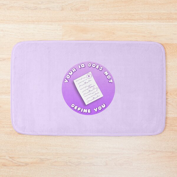 Item preview, Your IQ Does Not Define You Purple Exam Paper designed and sold by everything4eva.