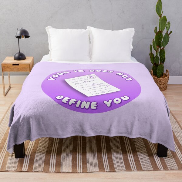 Item preview, Your IQ Does Not Define You Purple Exam Paper designed and sold by everything4eva.