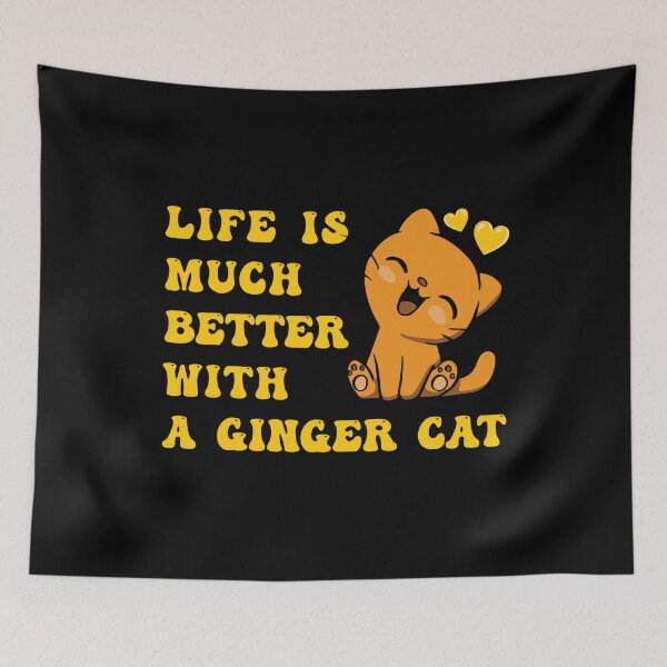 Item preview, Life is much better with a Ginger Cat designed and sold by Luxury-Outfits.