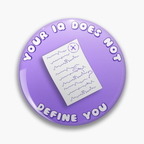 Item preview, Your IQ Does Not Define You Purple Exam Paper designed and sold by everything4eva.