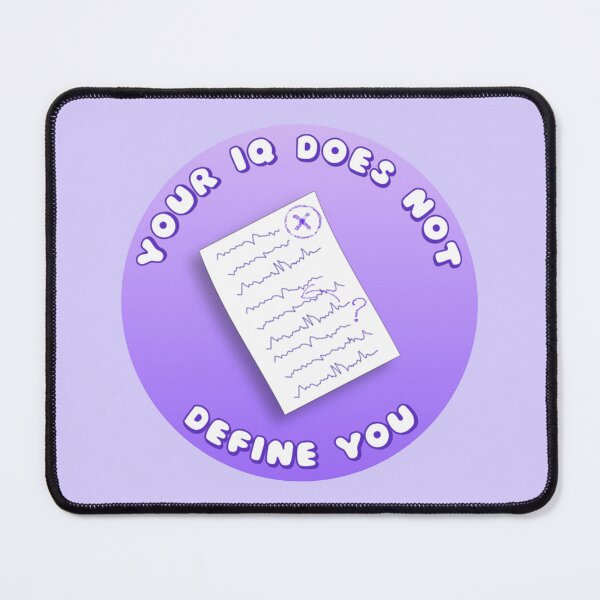 Item preview, Your IQ Does Not Define You Purple Exam Paper designed and sold by everything4eva.