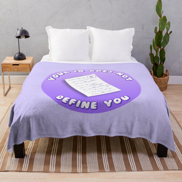 Item preview, Your IQ Does Not Define You Purple Exam Paper designed and sold by everything4eva.