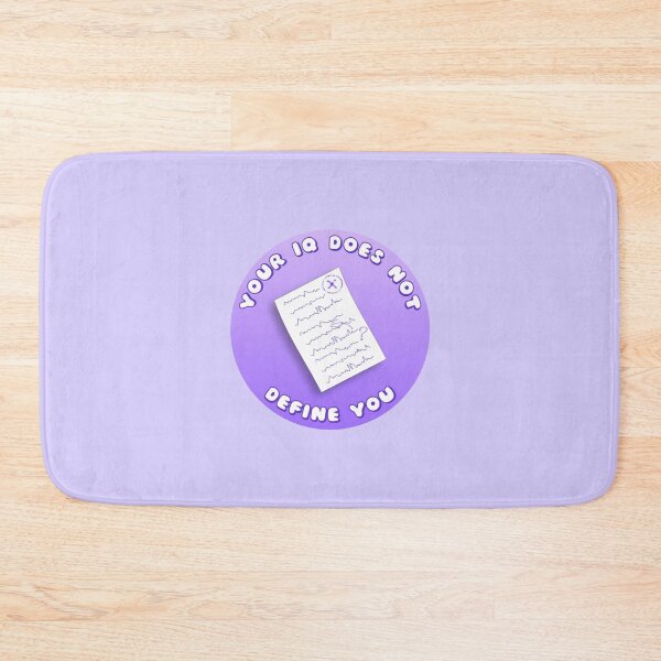 Item preview, Your IQ Does Not Define You Purple Exam Paper designed and sold by everything4eva.