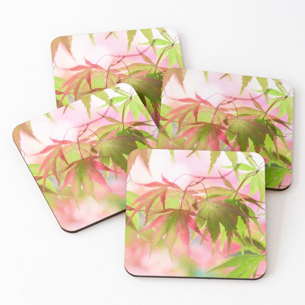 Item preview, Dreamy Acer leaves in red and green hues designed and sold by Zoe Power.