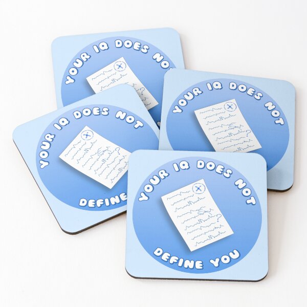 Item preview, Tu coeficiente intelectual no te define Documento de examen azul designed and sold by everything4eva.