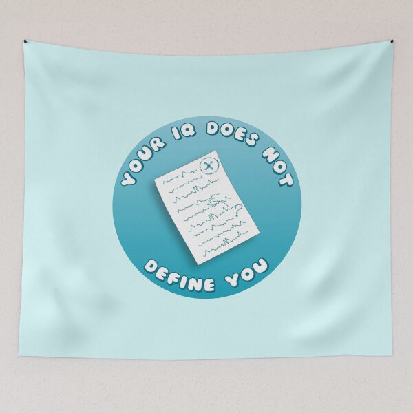 Item preview, Your IQ Does Not Define You Blue Exam Paper designed and sold by everything4eva.