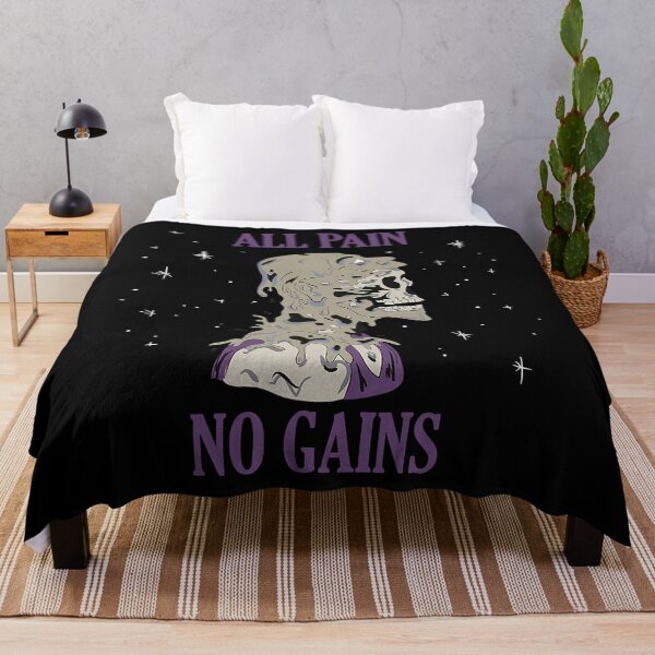 Item preview, All Pain No Gains Weightlifting Gym Training Powerlifting designed and sold by GeorgiHeyward.