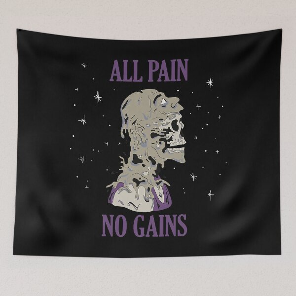 Item preview, All Pain No Gains Weightlifting Gym Training Powerlifting designed and sold by GeorgiHeyward.