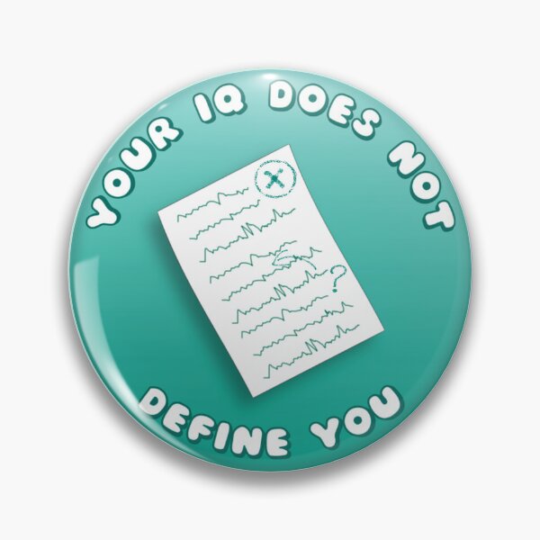Item preview, Your IQ Does Not Define You Turquoise Exam Paper designed and sold by everything4eva.