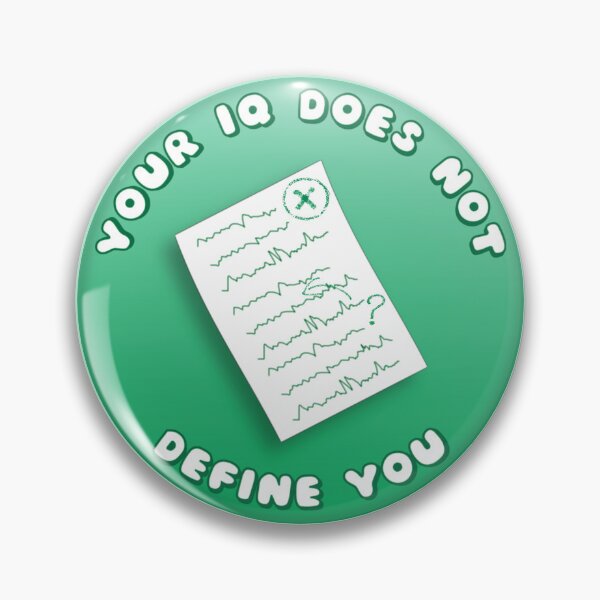Item preview, Your IQ Does Not Define You Green Exam Paper designed and sold by everything4eva.