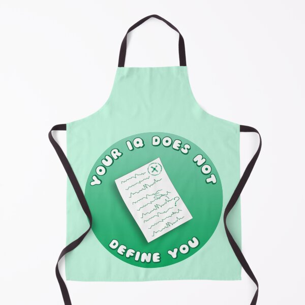 Item preview, Your IQ Does Not Define You Green Exam Paper designed and sold by everything4eva.
