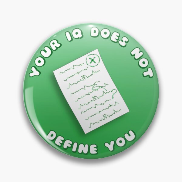 Item preview, Your IQ Does Not Define You Green Exam Paper designed and sold by everything4eva.