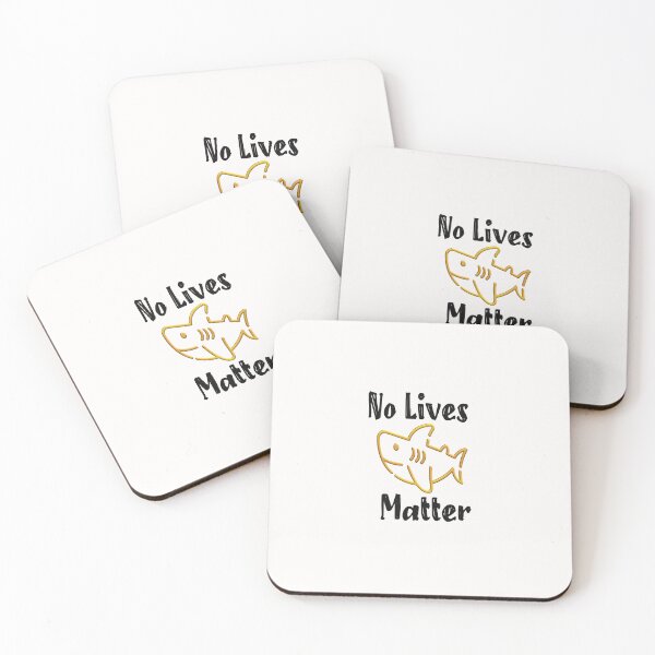 Item preview, Shark No Lives Matter Funny Parody Vintage designed and sold by toufikpromo.