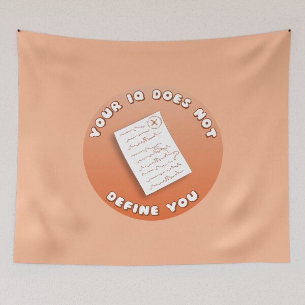 Item preview, Your IQ Does Not Define You Orange Exam Paper designed and sold by everything4eva.