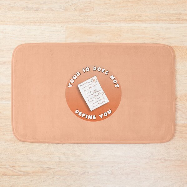 Item preview, Your IQ Does Not Define You Orange Exam Paper designed and sold by everything4eva.