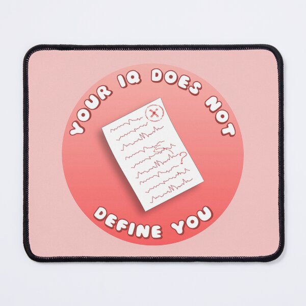 Item preview, Your IQ Does Not Define You Pink Exam Paper designed and sold by everything4eva.