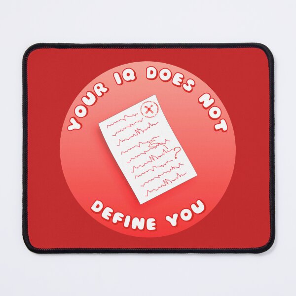 Item preview, Your IQ Does Not Define You Red Exam Paper designed and sold by everything4eva.