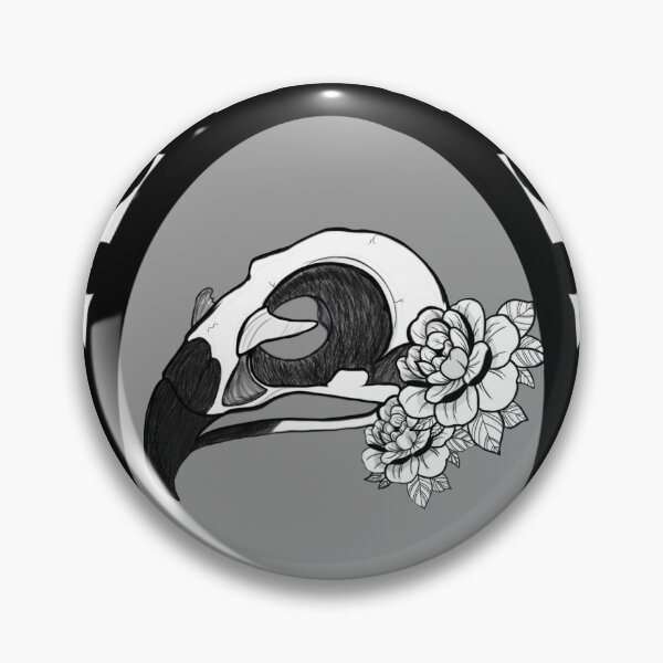 Item preview, Framed Raven Skull  designed and sold by Winnie Weick.