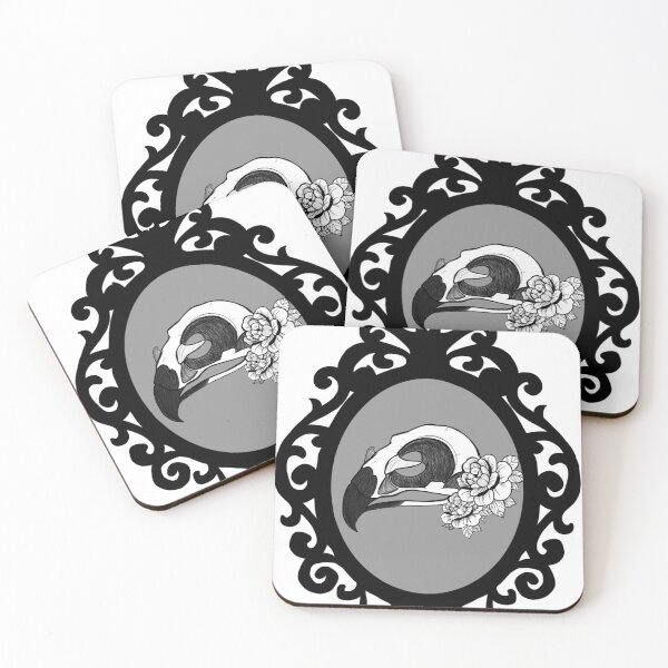 Item preview, Framed Raven Skull  designed and sold by Winnie Weick.