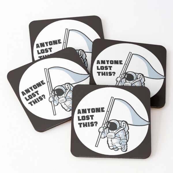 Item preview, Astronaut in Space Suit Found a Flag designed and sold by SleepyTimeTales.