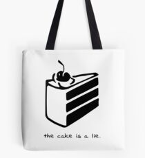 The Cake is a Lie Tote Bag