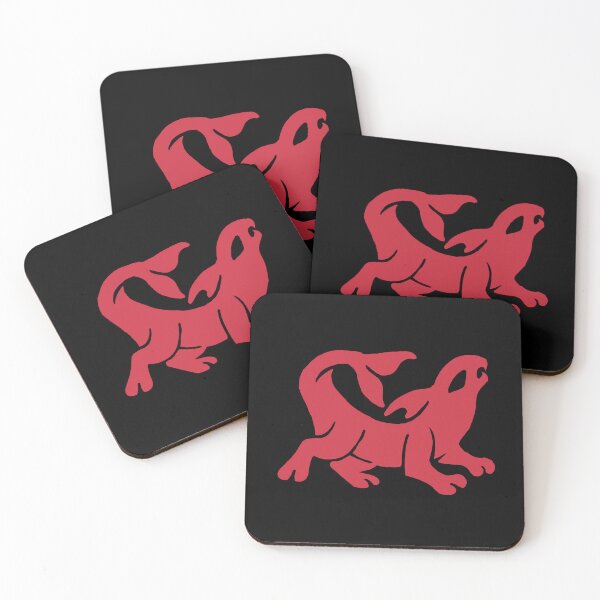Item preview, Red Akhlut Emblem designed and sold by Nealoc.