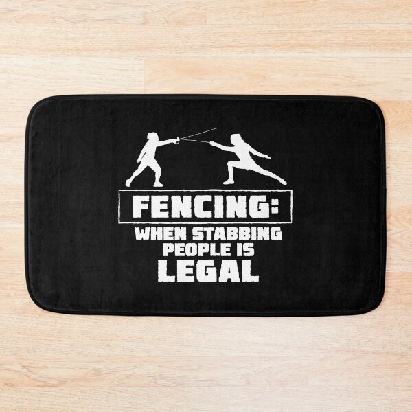 Item preview, Fencing Funny Humor For A Sword Fight Lover Sarcastic Fencer designed and sold by StrongShirts.