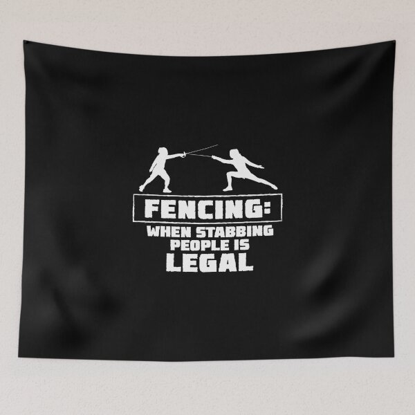 Item preview, Fencing Funny Humor For A Sword Fight Lover Sarcastic Fencer designed and sold by StrongShirts.