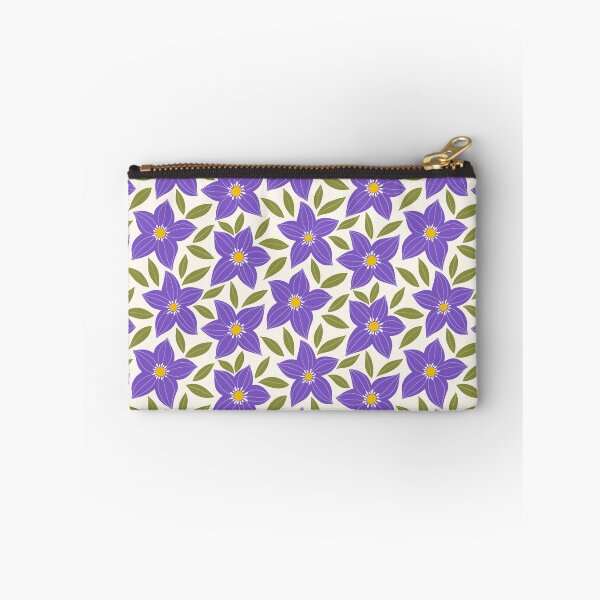 Item preview, Patrón floral en forma de estrella púrpura designed and sold by Calislahn.