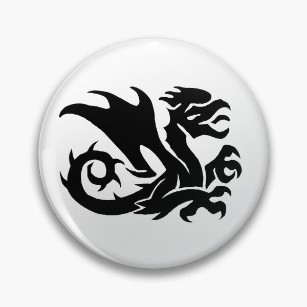 Item preview, Emblem of the Black Coquatrice designed and sold by Nealoc.