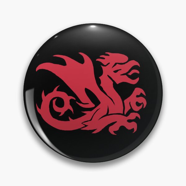 Item preview, Emblem of the Red Coquatrice designed and sold by Nealoc.