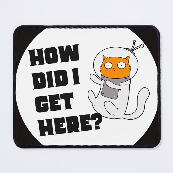 Item preview, Confused Cat in Space designed and sold by SleepyTimeTales.