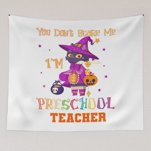 Item preview, You Don't Scare Me I'm A Preschool Teacher Happy Halloween designed and sold by Mohasin007.