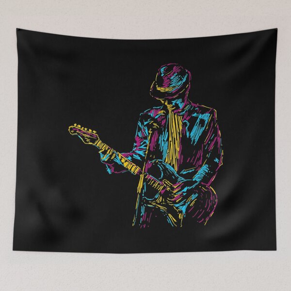 Item preview, Womens Abstract art musician music band bass player V-Neck designed and sold by frontvernacular.