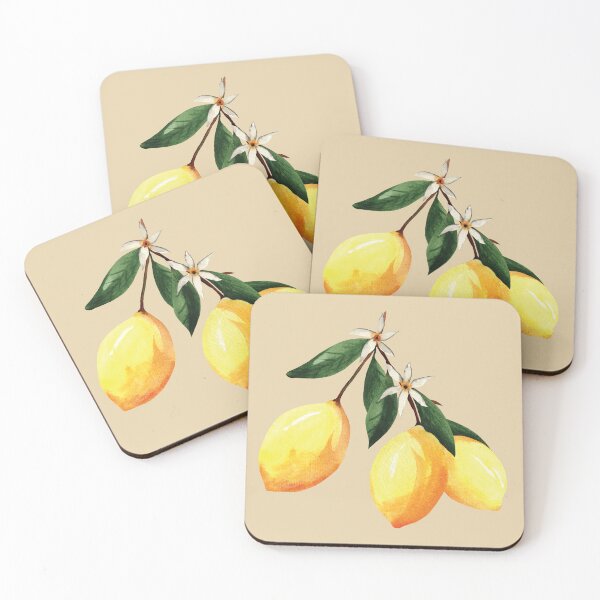 Item preview, Botanical lemon illustration designed and sold by pinkyfish1010.