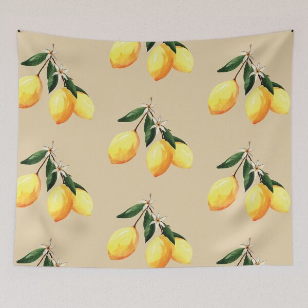 Item preview, Botanical lemon illustration designed and sold by pinkyfish1010.
