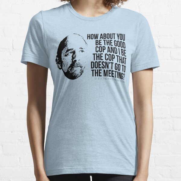 Artikel-Vorschau von Toby Ziegler "Guter Cop / kein Cop" Tee, designt und verkauft von LemonWedgePNG.