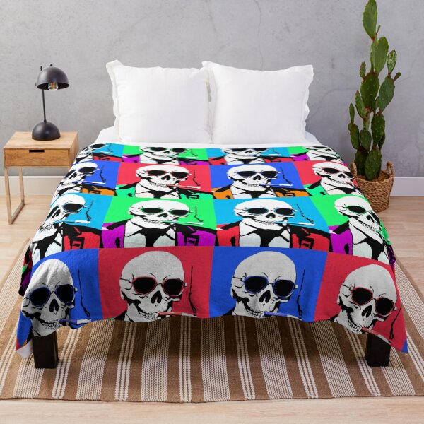Artikelvorschau, Pop Art Skull entworfen und verkauft von PVSKI.