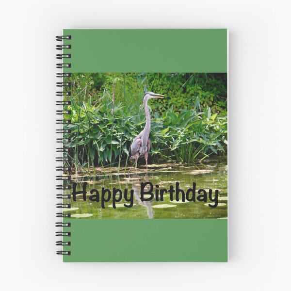 Item preview, Happy Birthday heron designed and sold by Beth Tidd.